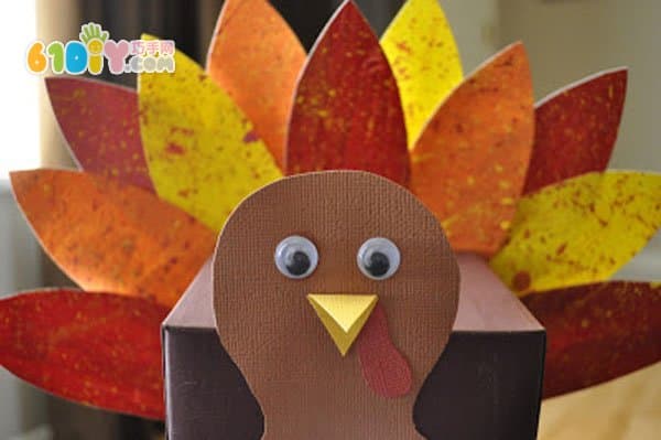 Thanksgiving Children DIY Making Carton Turkey