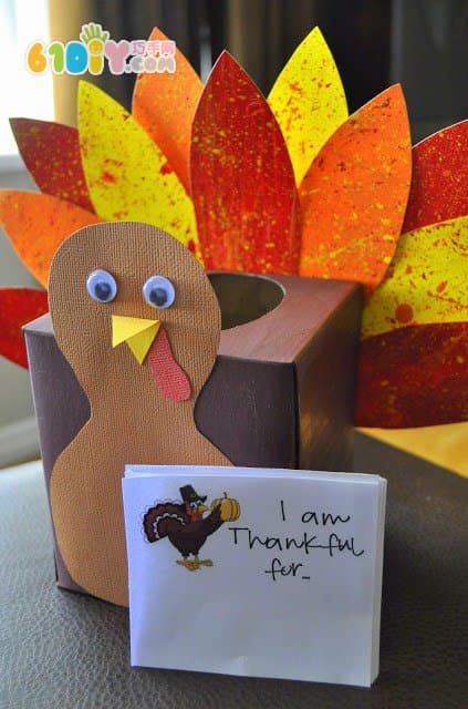 Thanksgiving Children DIY Making Carton Turkey