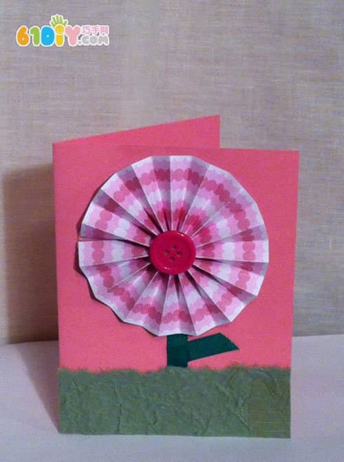 Thanksgiving Handmade Origami Stereo Flower Card