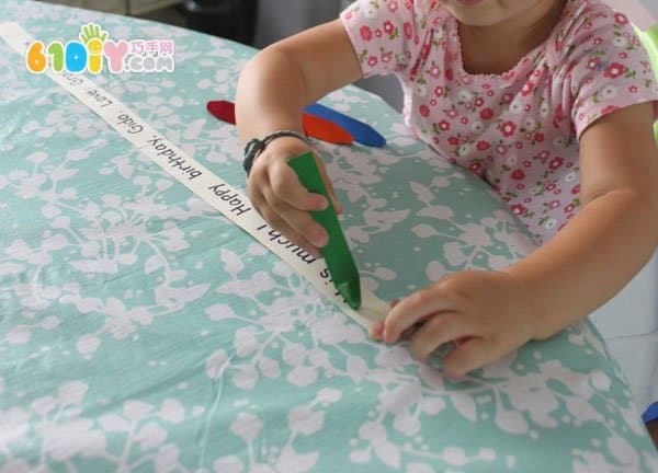 I love you so many small hand card making