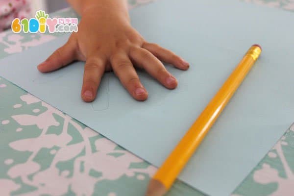 I love you so many small hand card making