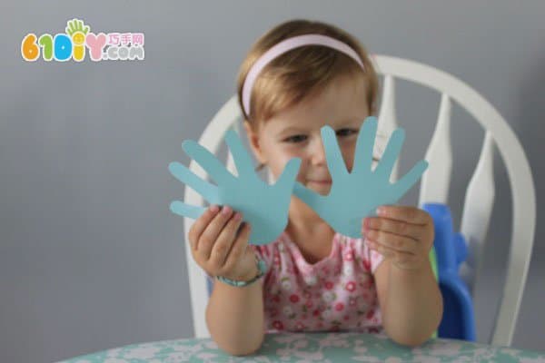 I love you so many small hand card making