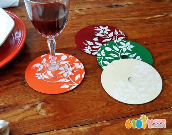 Disc becomes waste to make coasters