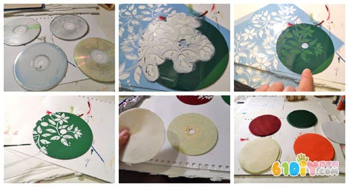 Disc becomes waste to make coasters