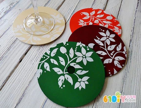 Disc becomes waste to make coasters