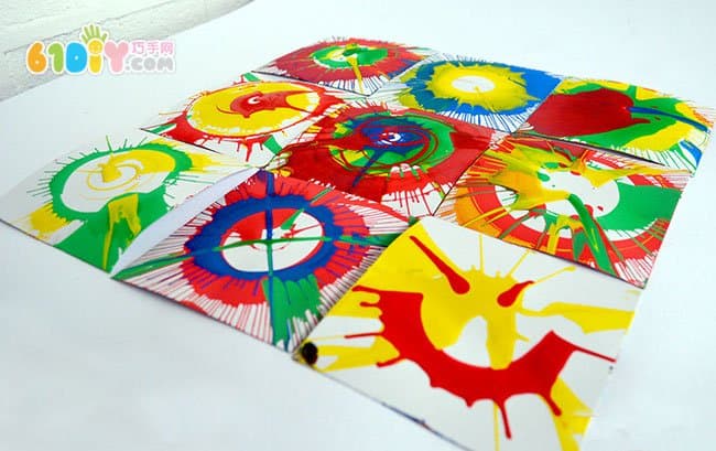 Children's creative painting handmade