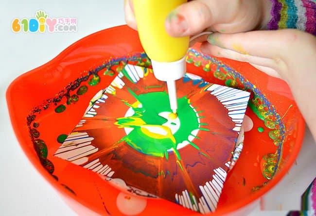 Children's creative painting handmade