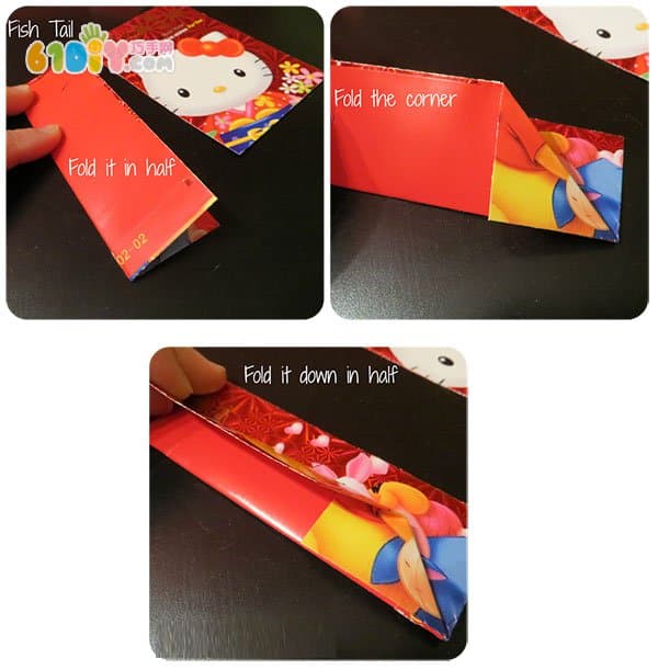 How to make goldfish with red envelopes