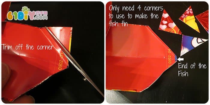 How to make goldfish with red envelopes