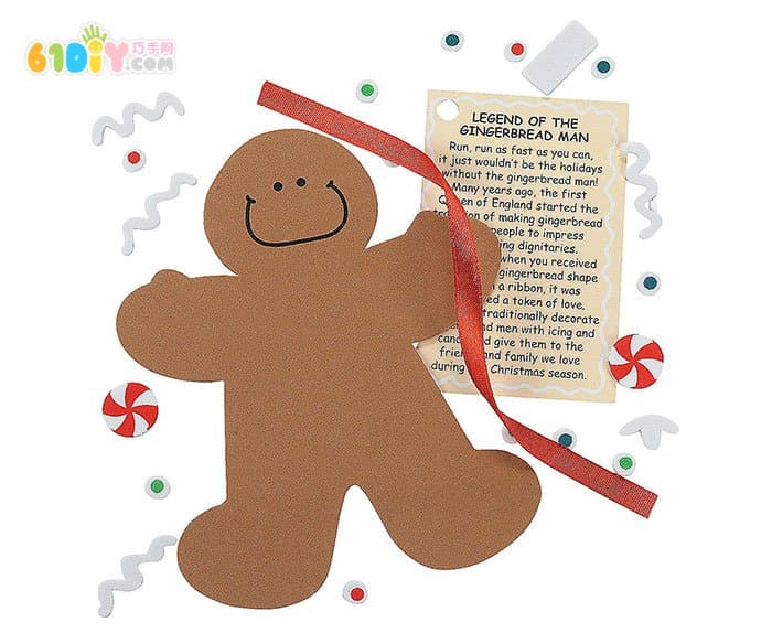 Gingerbread Man Christmas Ornaments Handmade