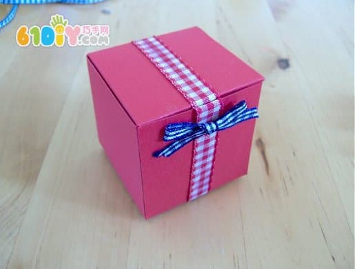 New Year DIY Card Paper Gift Box Handmade