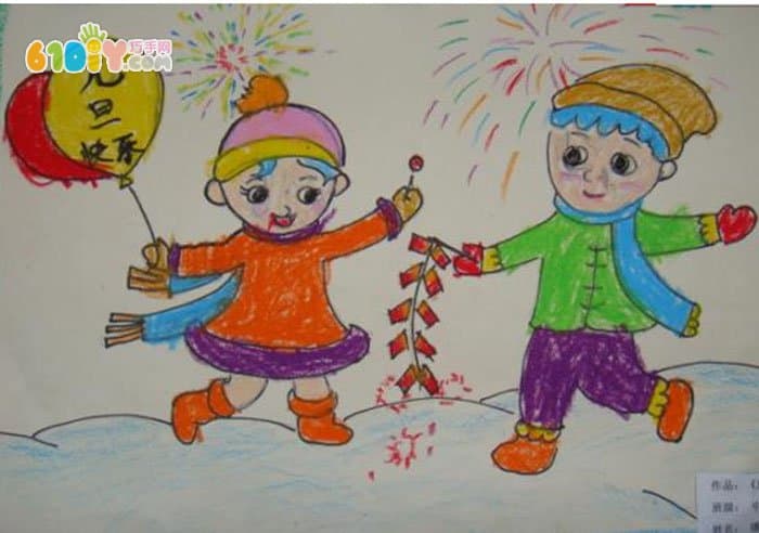 New year children's picture