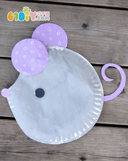 Children's handmade DIY cute paper tray mouse