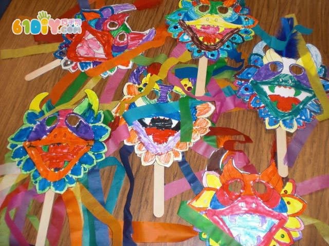 Children's new year handmade work