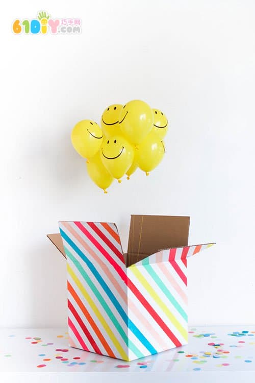 Party surprise gift box DIY