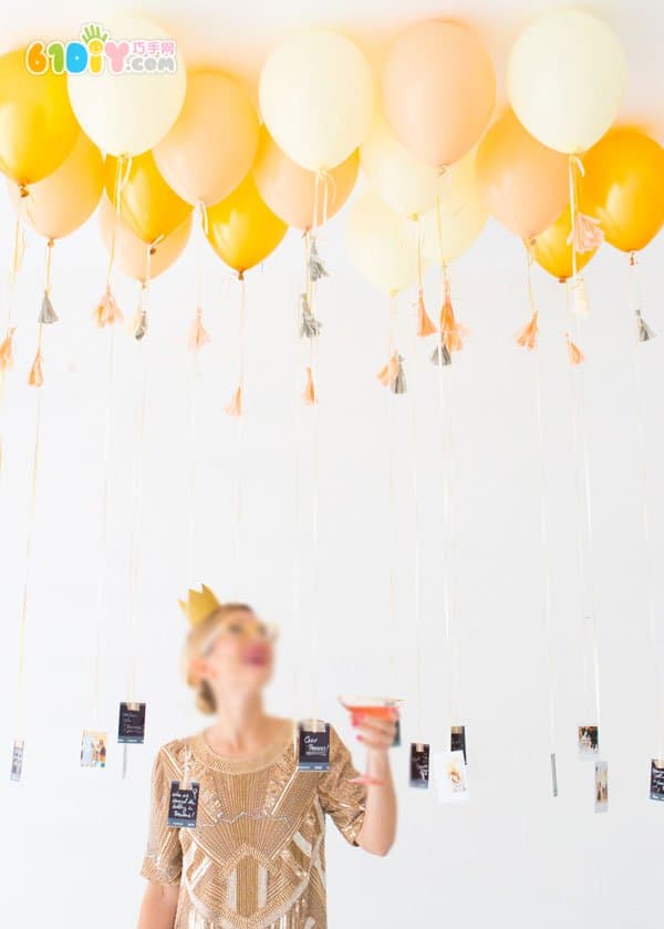 New Year party decoration
