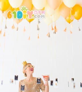 New Year party decoration