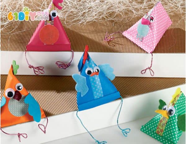 Creative children's small handmade - cute three-dimensional chick