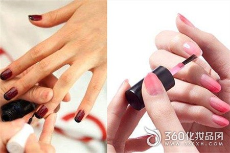 Cleaning nail polish, applying nails, protecting nails