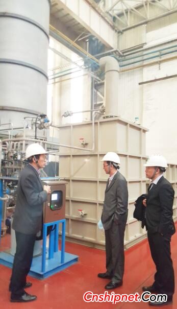 President of Lloyd's Register of Shipping visited Weihai Puyi Ship Environmental Protection Technology