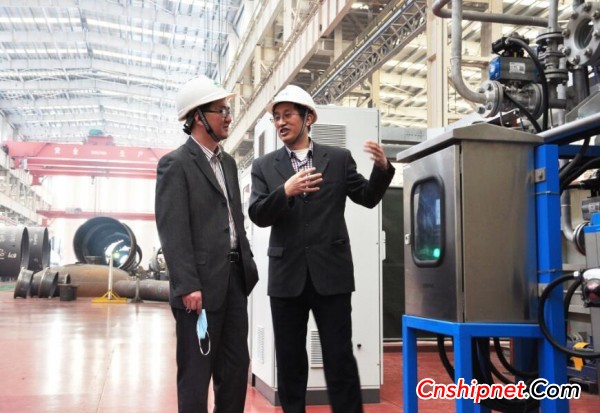 President of Lloyd's Register of Shipping visited Weihai Puyi Ship Environmental Protection Technology