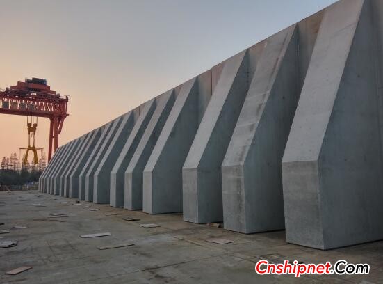 Large-scale toothed components jointly built by Hanghuan Prefab Factory and Nantong Aerospace were successfully completed