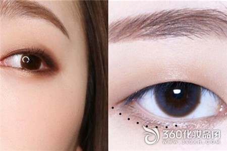 Eye makeup, single eyelid, double eyelids, makeup