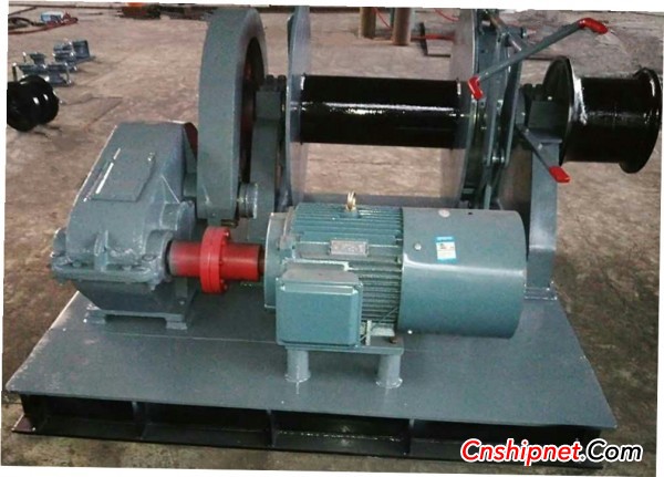 Jiangsu Jiesheng successfully delivered marine electric winch