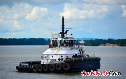 Caterpillar receives a complete set of Cat marine propulsion system orders for a tugboat