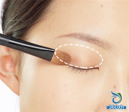 Eye-tail smudge method to create deep and charming big eyes