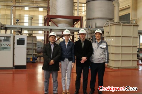 DNV GL classification society experts visited Weihai Puyi Ship Environmental Protection Technology