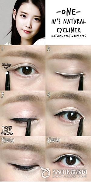 How to draw makeup with a girly look