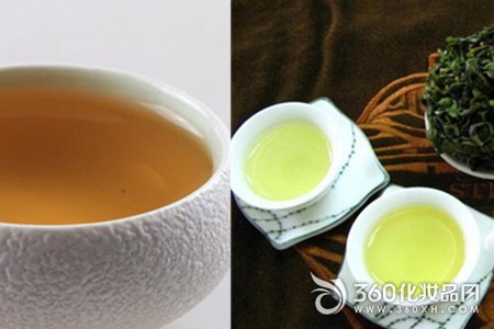 Washing face, whitening, freckle, tea, chlorophyll