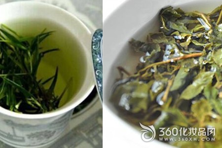 Washing face, whitening, freckle, tea, chlorophyll