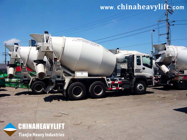 10 Units CHINAHEAVYLIFT-Tianjie Heavy Industries Concrete Mixer Truck Ship to Morocco2
