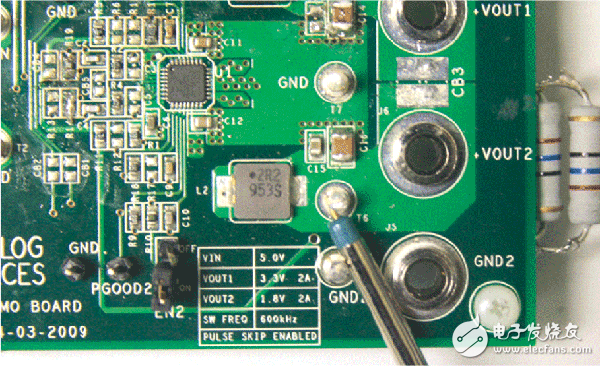 Figure 5. Detecting the tip and tube at any point of the switch output