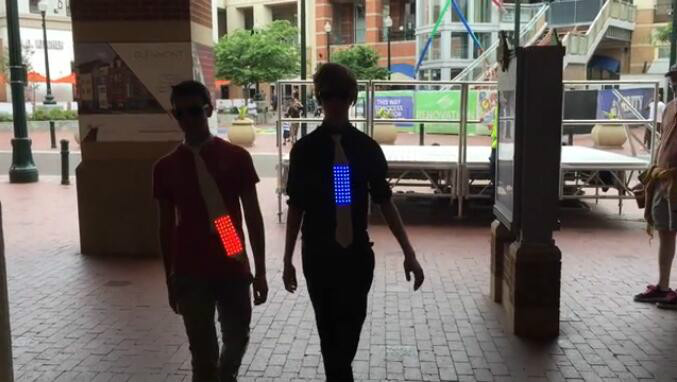 Don't you go to heaven? Have you seen such a cool LED tie?