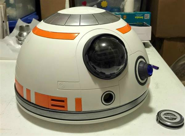 High energy ahead 3D printing Star Wars 7 BB-8 robot