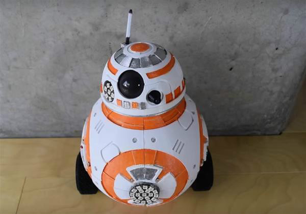 High energy ahead 3D printing Star Wars 7 BB-8 robot