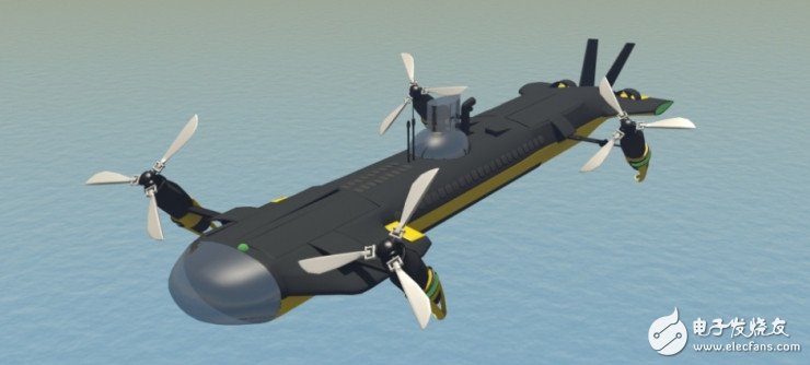 Real "Underwater UAV": The world's first drone capable of flying and diving?