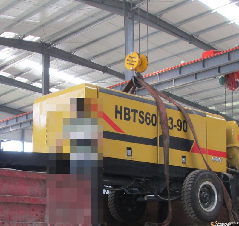 'Sichuan Mianyang Mine Concrete Delivery Pump Reappears True Fragrance Model