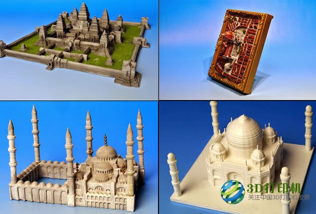 Show the charm of humanity, want to 3D printing famous landmarks