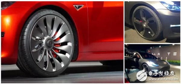 Tesla Model3 photo collection The unique shape of the rim can be mass-produced!