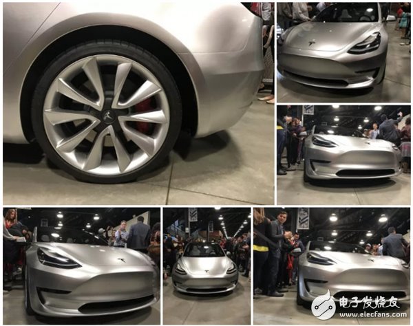 Tesla Model3 photo collection The unique shape of the rim can be mass-produced!