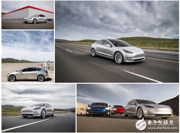 Tesla Model3 photo collection The unique shape of the rim can be mass-produced!