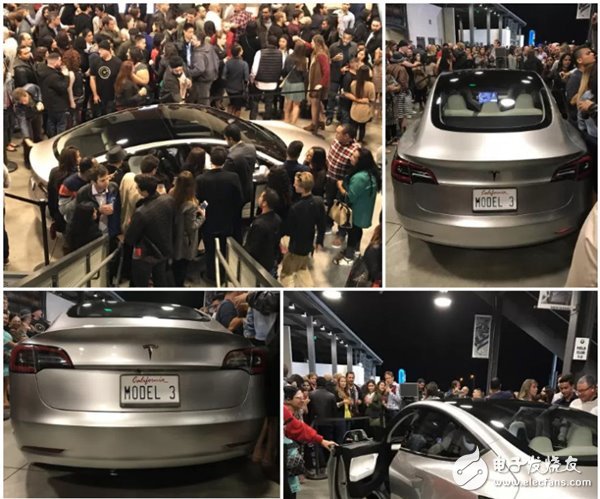 Tesla Model3 photo collection The unique shape of the rim can be mass-produced!