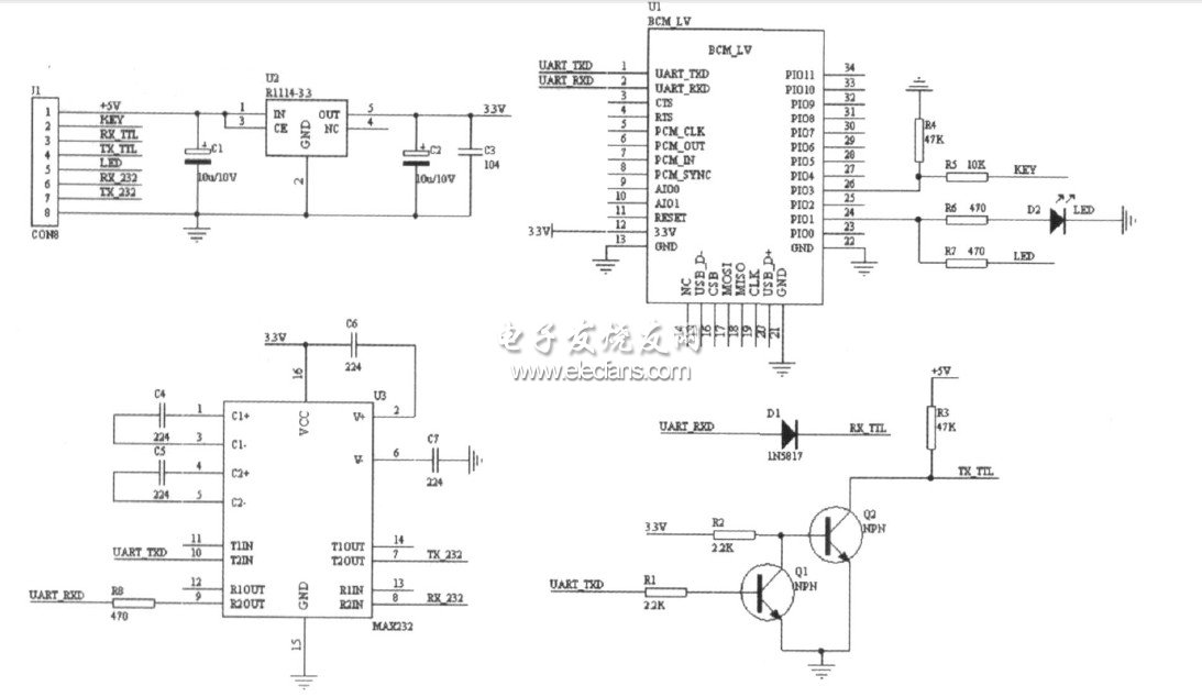 Bluetooth module schematic