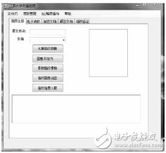 Embedded fingerprint identification system for comprehensive evaluation of image acquisition