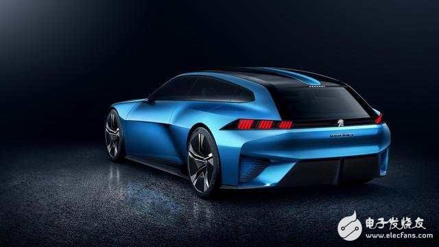 A concept car with a sci-fi color, it is estimated that only the French can make it out.