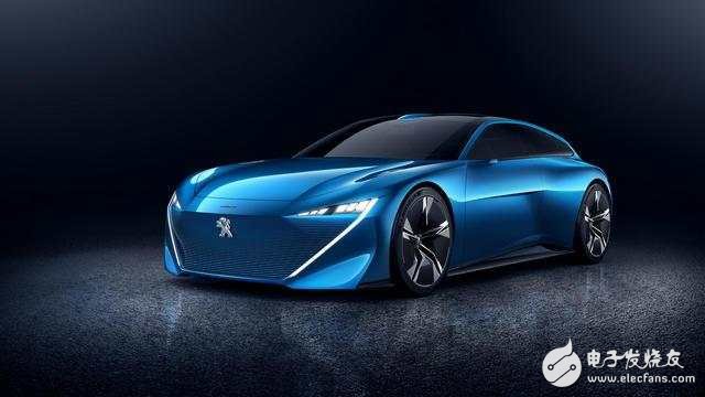 A concept car with a sci-fi color, it is estimated that only the French can make it out.